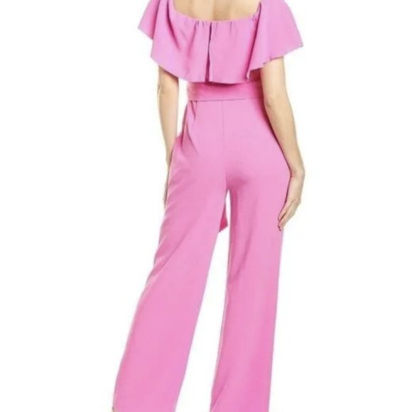 Trina Turk Bardot Jumpsuit, Women's Size 8, Yellow New With Tags - Picture 2 of 6